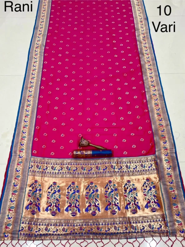 Rani Exclusive 10-Yard Pure Kanchivram Silk Saree