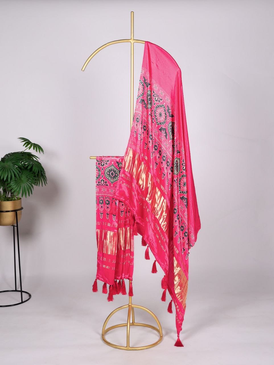 Saimon Printed Gaji Silk Dupatta
