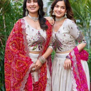 Tissue silk lehenga choli_2