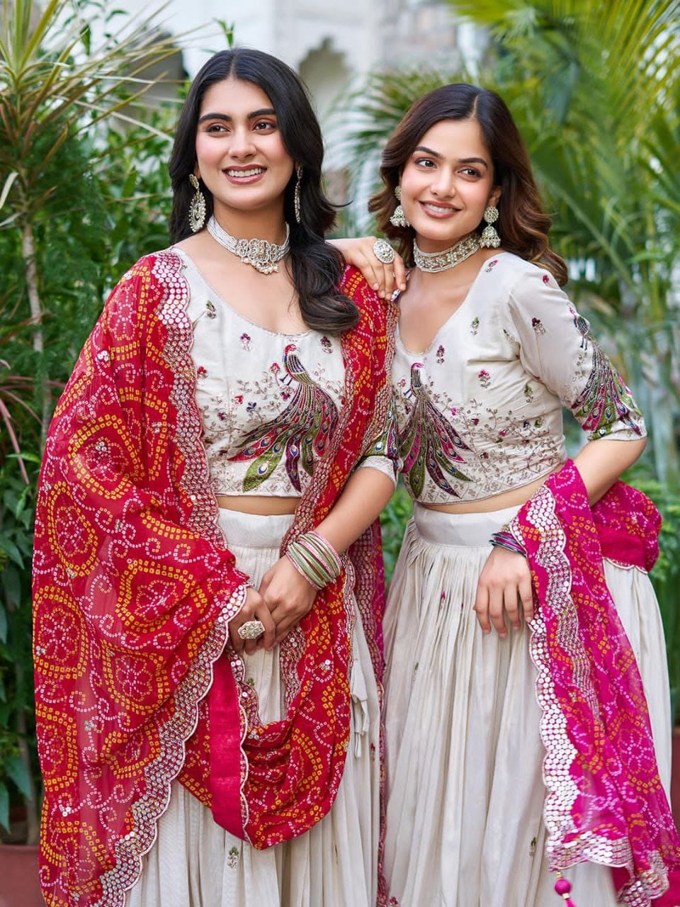 Tissue silk lehenga choli_2 Tissue silk lehenga choli_2