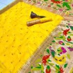 Pure Kanchivram Pethani Silk Saree with Zari Work
