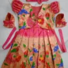 Dhup Chav Paithani Frock Set Front