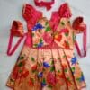 Dhup Chav Paithani Frock Set Sep Front