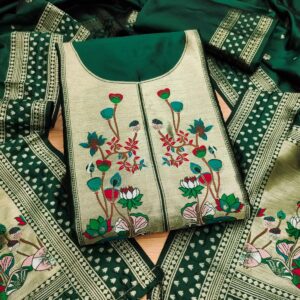 PAITHANI UNSTITCHED DRESS MATERIAL COLLECTION - ethnic wear