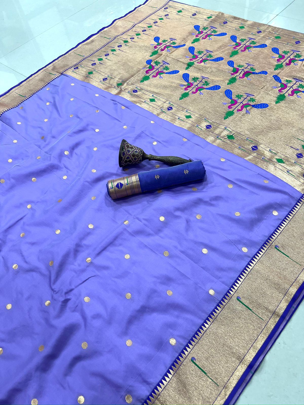 Product image for Discover the Elegance of Pure Silk Kanchivaram Pethani Sarees