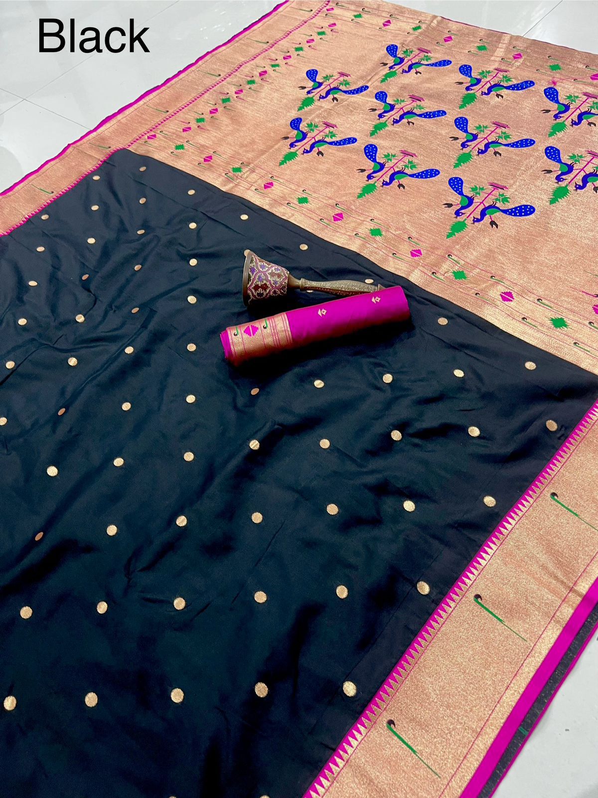 Product image for Discover the Elegance of Pure Silk Kanchivaram Pethani Sarees