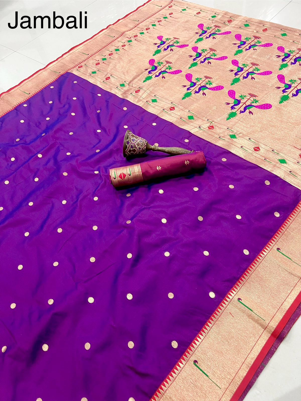 Product image for Discover the Elegance of Pure Silk Kanchivaram Pethani Sarees