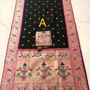Product image for Sankranti Special Black Sarees from Rugved Collection