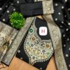 Makar Sankranti Special Paithani Suite in Black