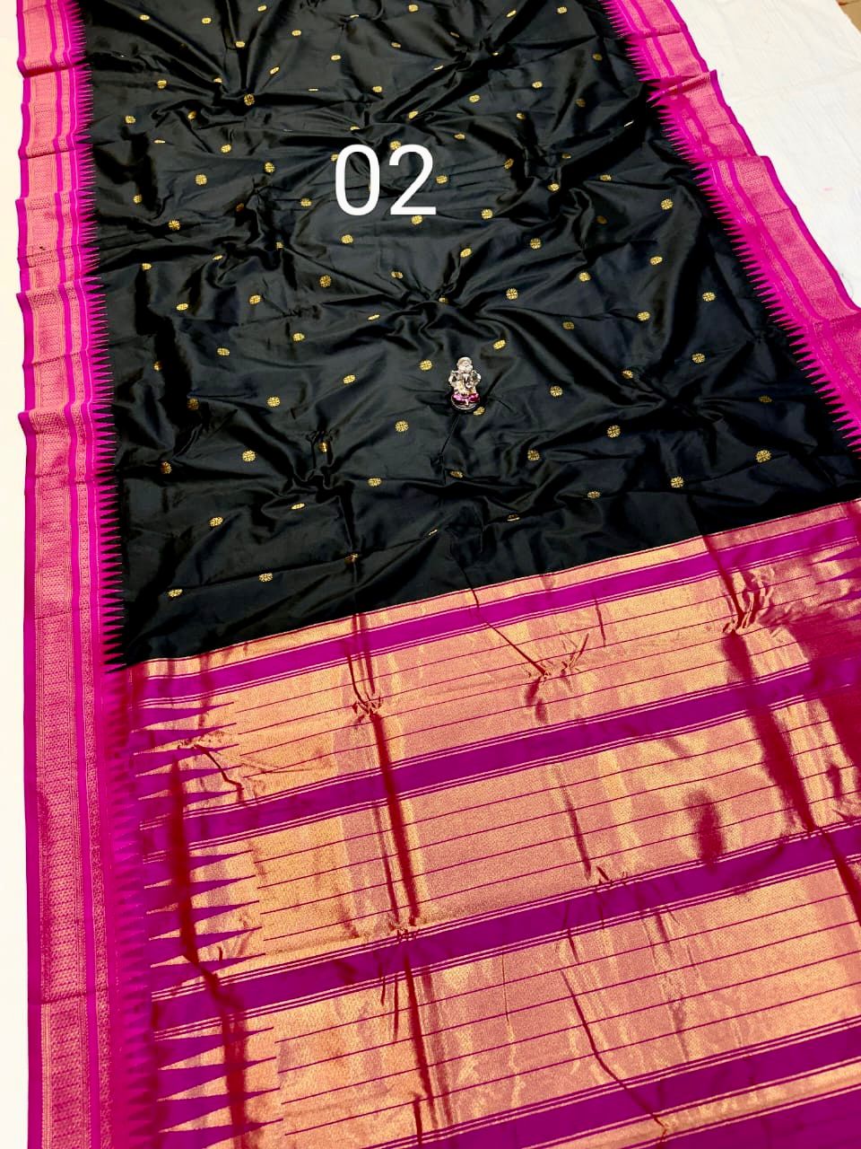 Product image for Makar Sankranti Special Black Saree Collection