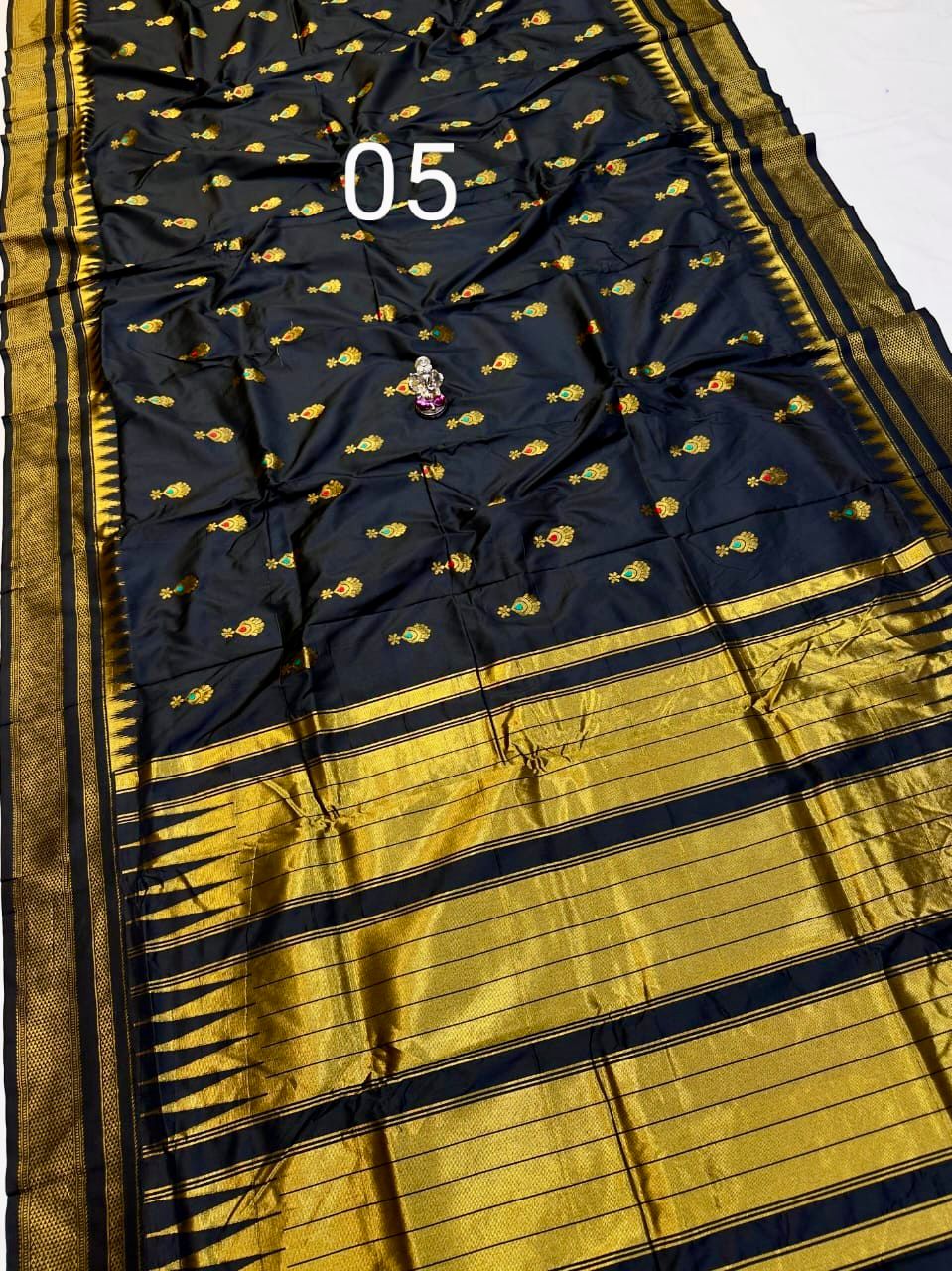 Product image for Makar Sankranti Special Black Saree Collection