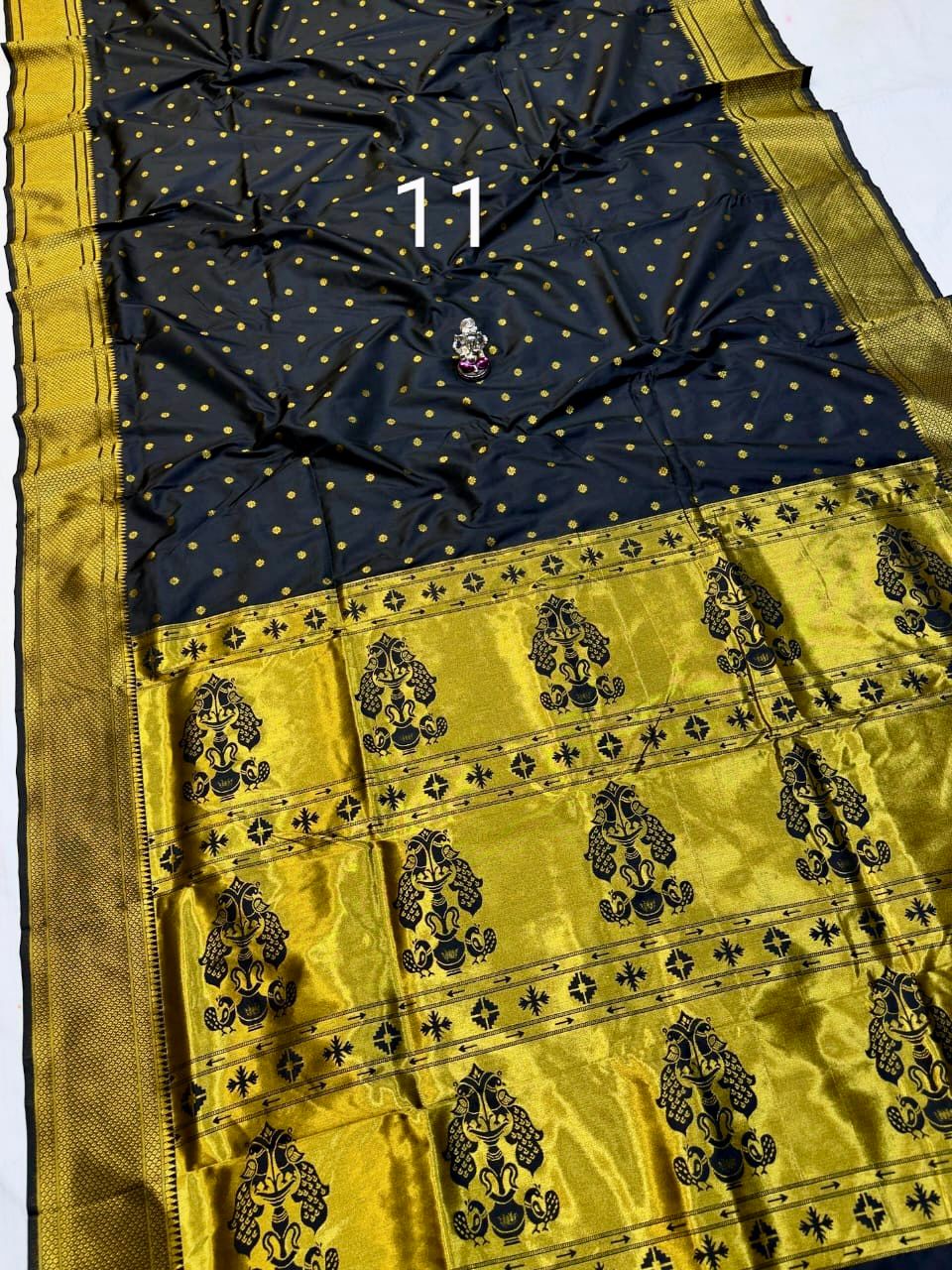 Product image for Makar Sankranti Special Black Saree Collection