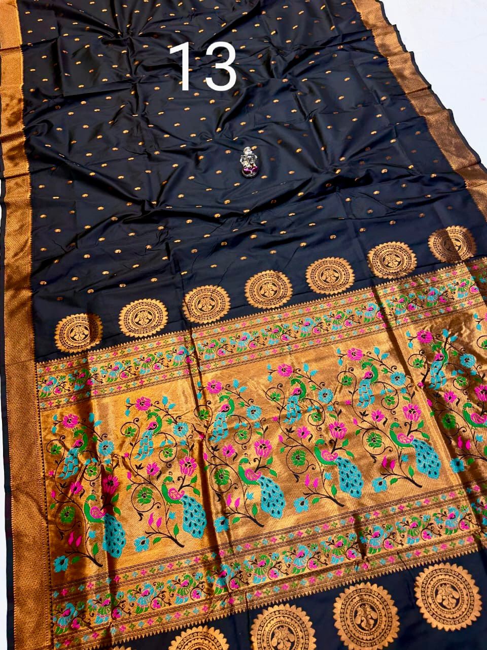 Product image for Makar Sankranti Special Black Saree Collection