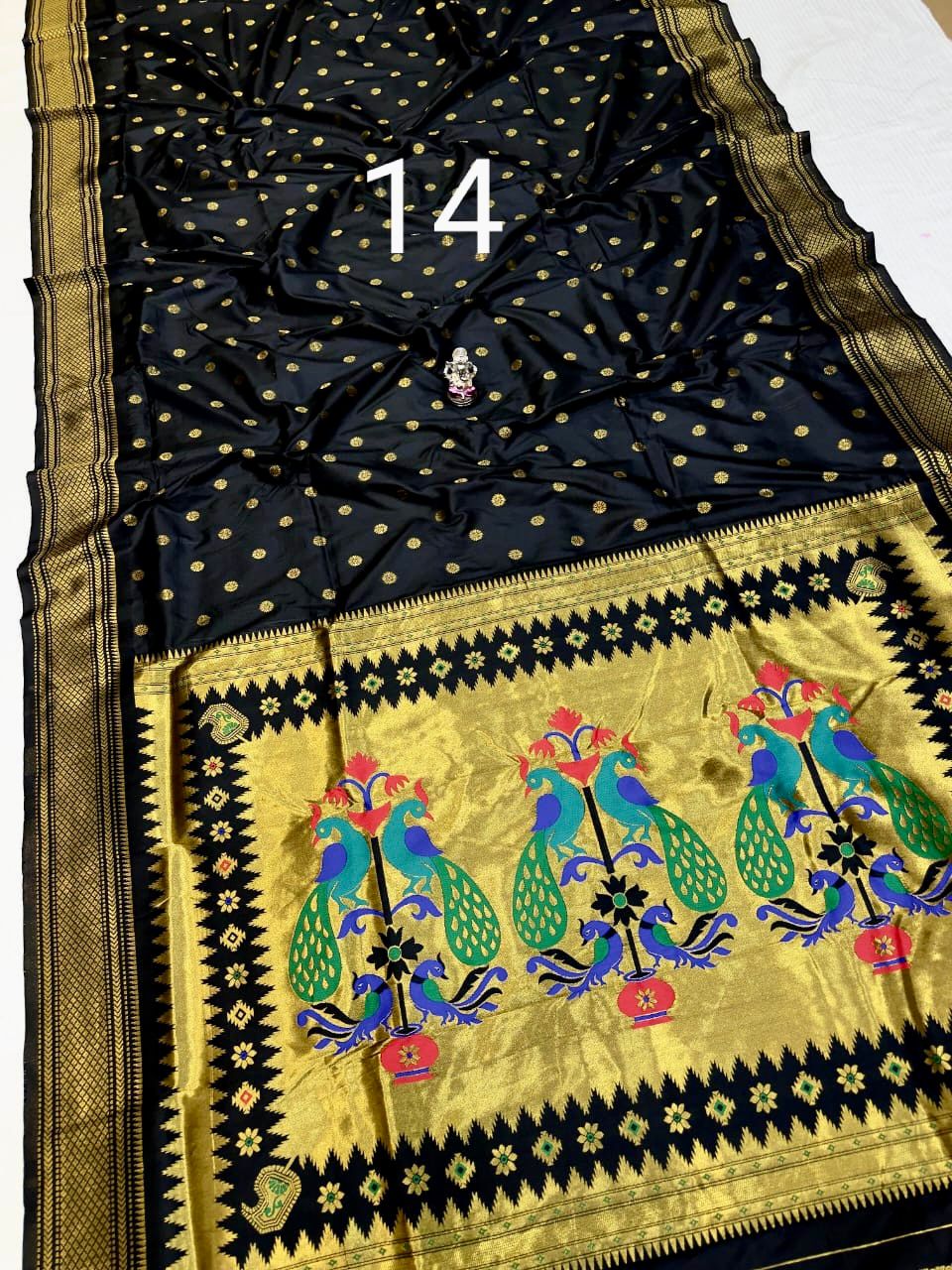 Product image for Makar Sankranti Special Black Saree Collection