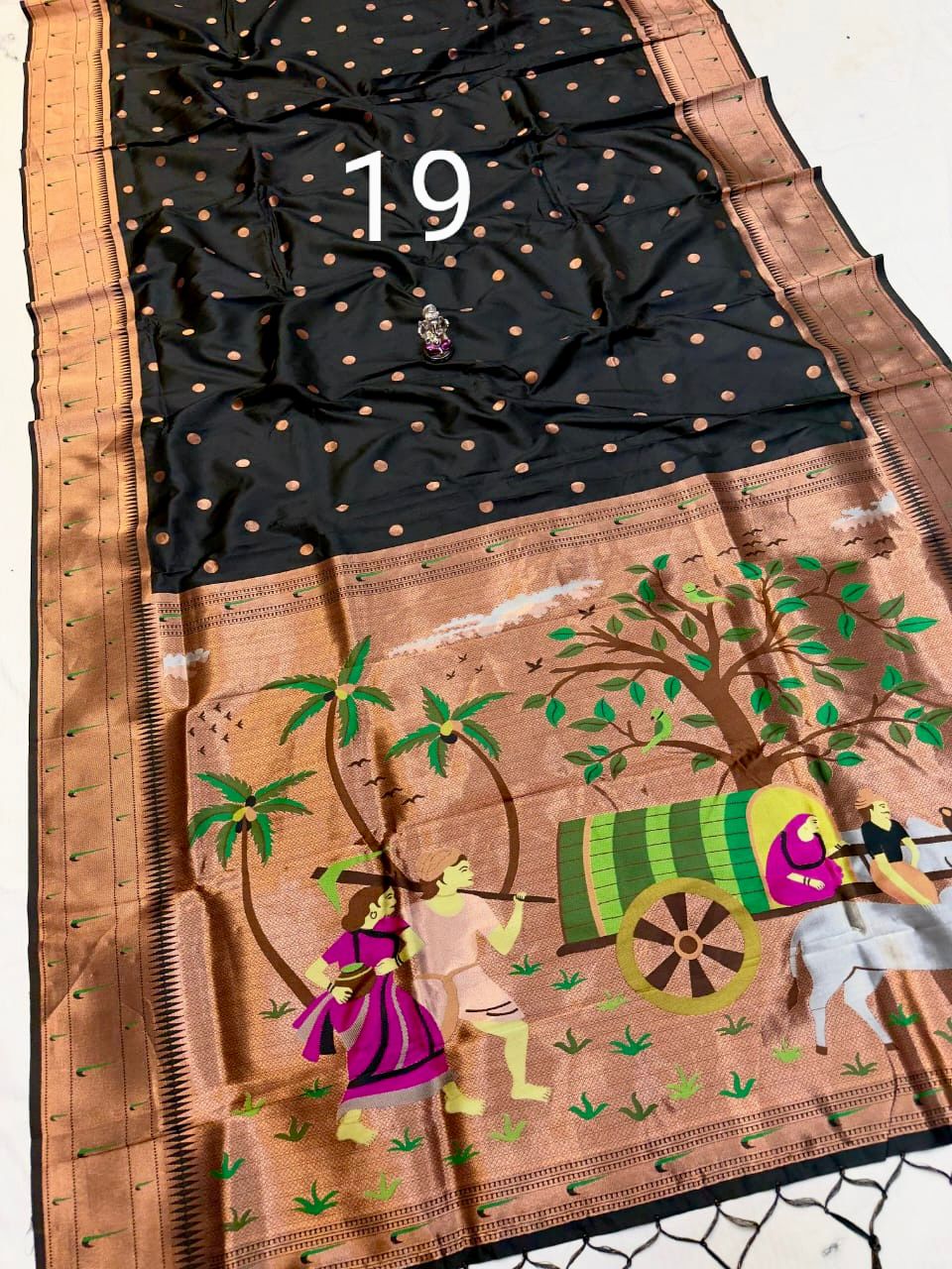 Product image for Makar Sankranti Special Black Saree Collection