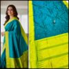 Product image for Elegant Half Silk Irkal Paithani with Contrast Blouse