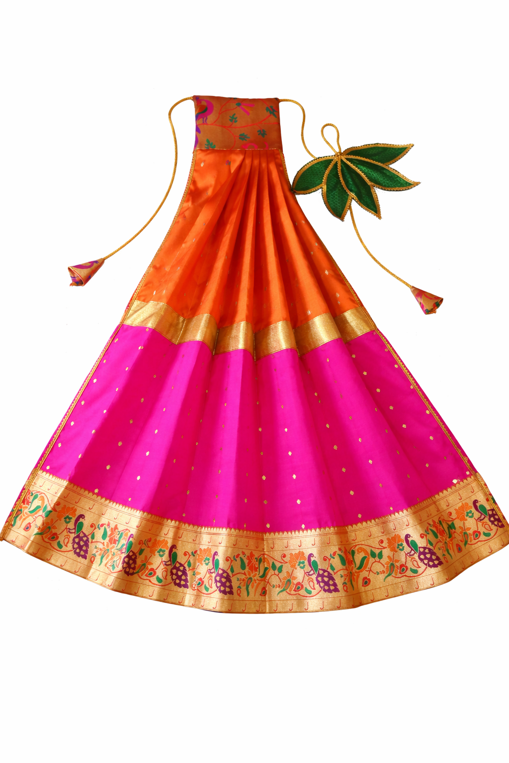 Premium Paithani Gudi Vastra for festive occasions.