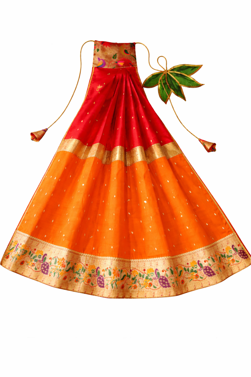 Premium Paithani Gudi Vastra for festive occasions.