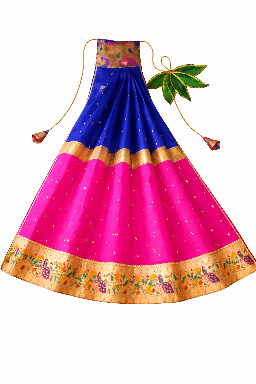 Premium Paithani Gudi Vastra for festive occasions.