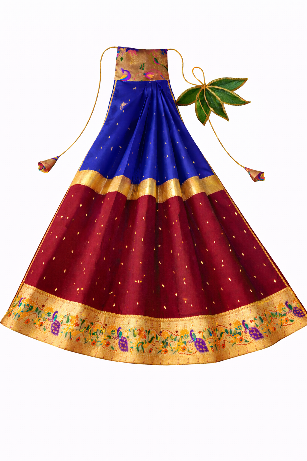 Premium Paithani Gudi Vastra for kids