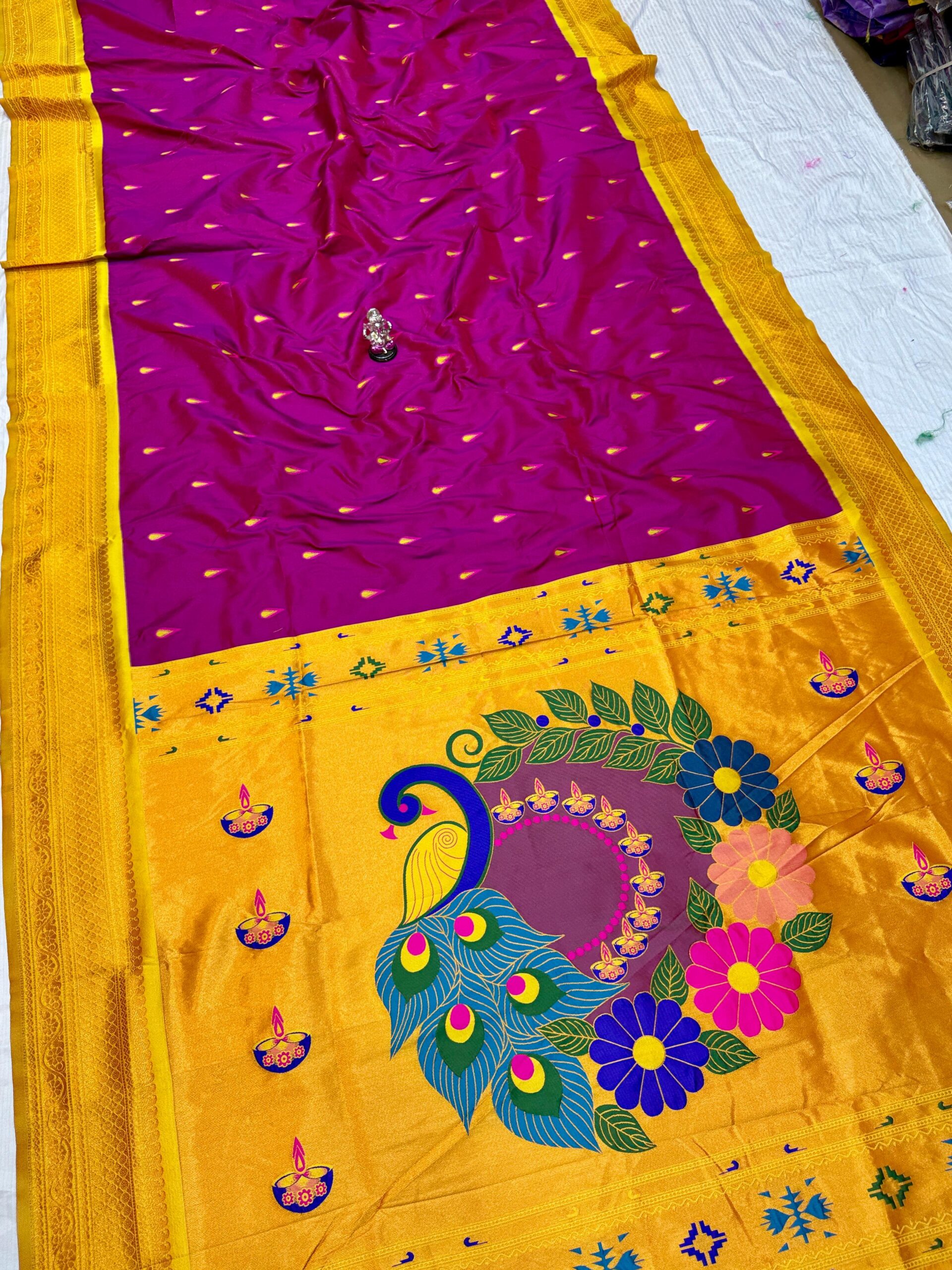 Jyoti Kadiyal Paithani in Premium Katan Silk