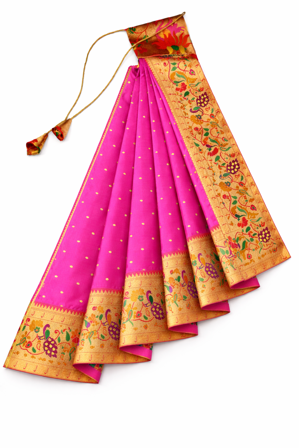 Pink Peshwai Gudi Vastra – Gudi Padwa Special