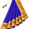 Royal Blue Peshwai Gudi Vastra – Gudi Padwa Special