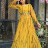 Georgette Gown with Dupatta | Elegant Party Wear Anarkali Gown for Women