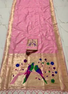 Bridal Nauvari Paithani Saree | Pure Kanchivaram Silk | Original Zari Peacock Design