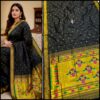 Yeola Double Pallu Semi Paithani Katan Silk Saree
