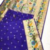 Blue_01 Radha Rani Brocade Paithani Soft Silk Blouse
