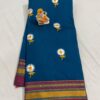 Elegant Sunflower Cotton Acrylic Saree – Rugved Collection