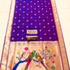 Bridal Nauvari Paithani Saree | Pure Kanchivaram Silk | Original Zari Peacock Design