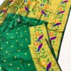 Green_01 Radha Rani Brocade Paithani Soft Silk Blouse