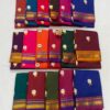 Sunflower Cotton Acrylic Saree with Kasuti Work & Multicolor Pallu for Women
