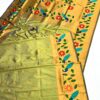 Mehendi_01 Radha Rani Brocade Paithani Soft Silk Blouse