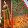 Yeola Double Pallu Semi Paithani Katan Silk Saree