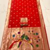 Bridal Nauvari Paithani Saree | Pure Kanchivaram Silk | Original Zari Peacock Design