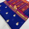 Elegant Sunflower Cotton Acrylic Saree – Rugved Collection