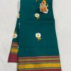 Elegant Sunflower Cotton Acrylic Saree – Rugved Collection