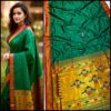 Yeola Double Pallu Semi Paithani Katan Silk Saree