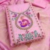 Elegant Paithani Style Unstitched Dress Material