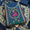 Elegant Paithani Style Unstitched Dress Material