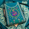 Elegant Paithani Style Unstitched Dress Material