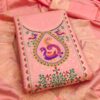 Elegant Paithani Style Unstitched Dress Material