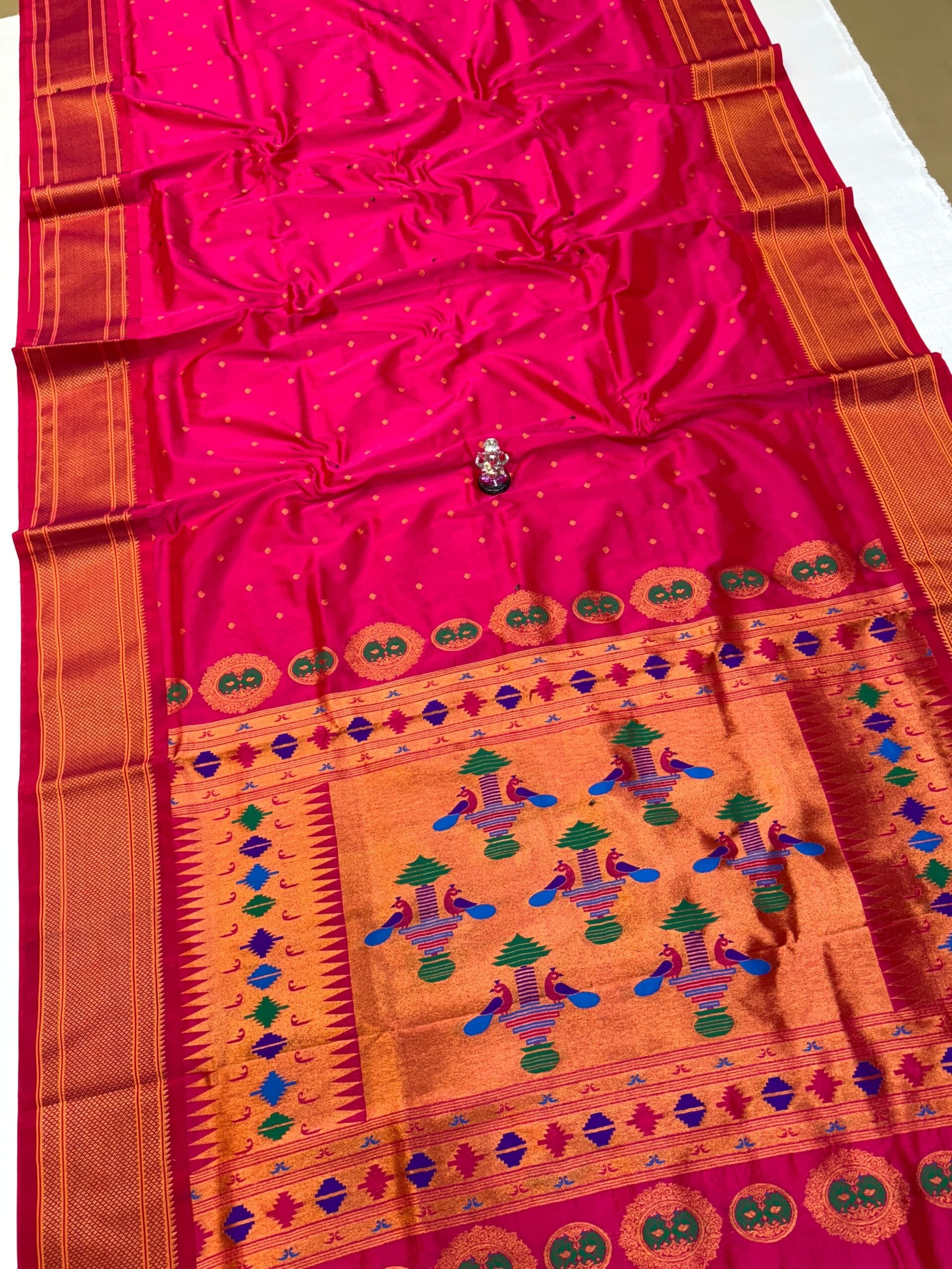 Colour Pallu Kalanjali Paithani – Rugved Collection