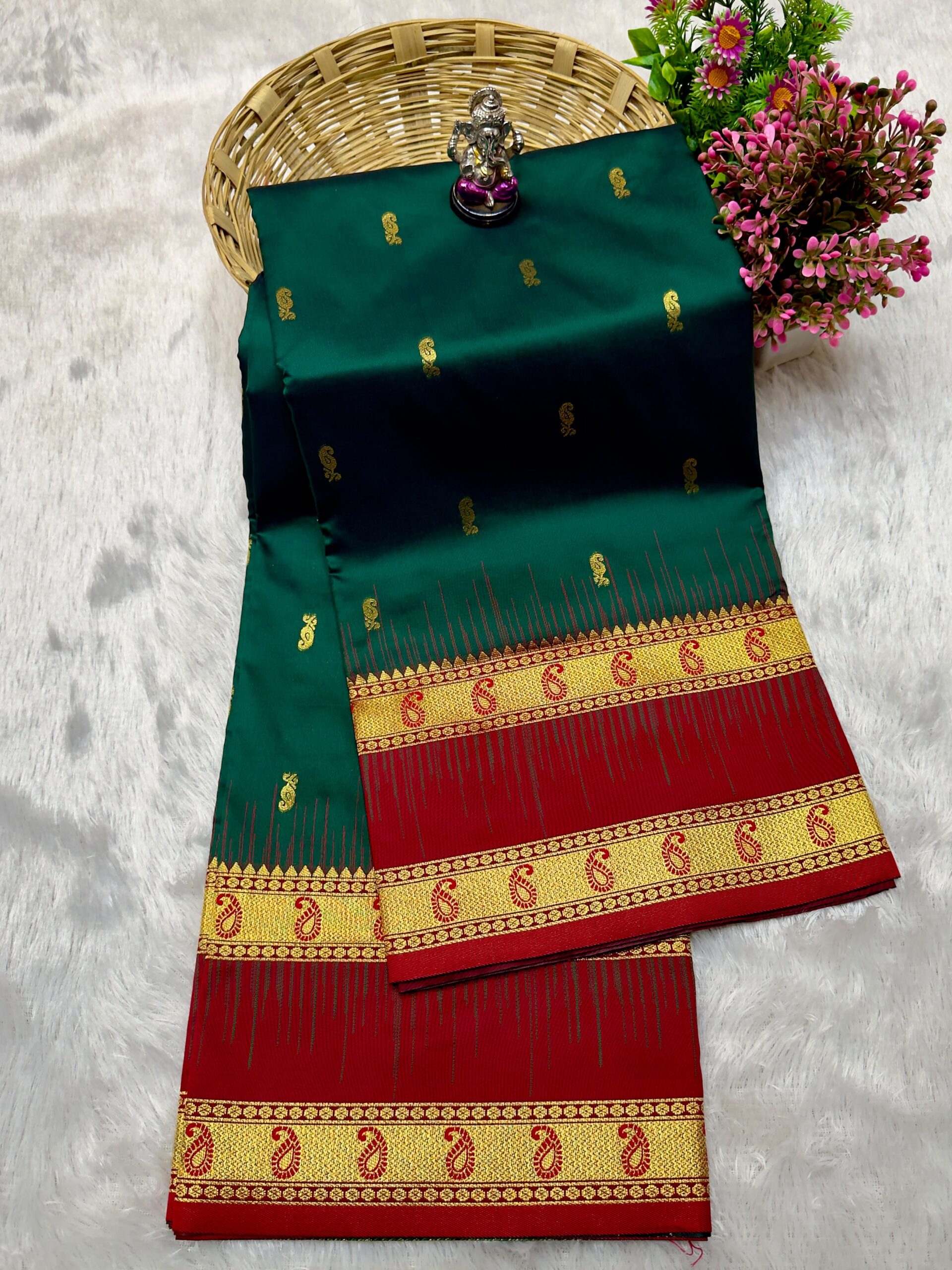 Bentex Kanjivaram Paithani – Premium Pure Soft Silk Saree