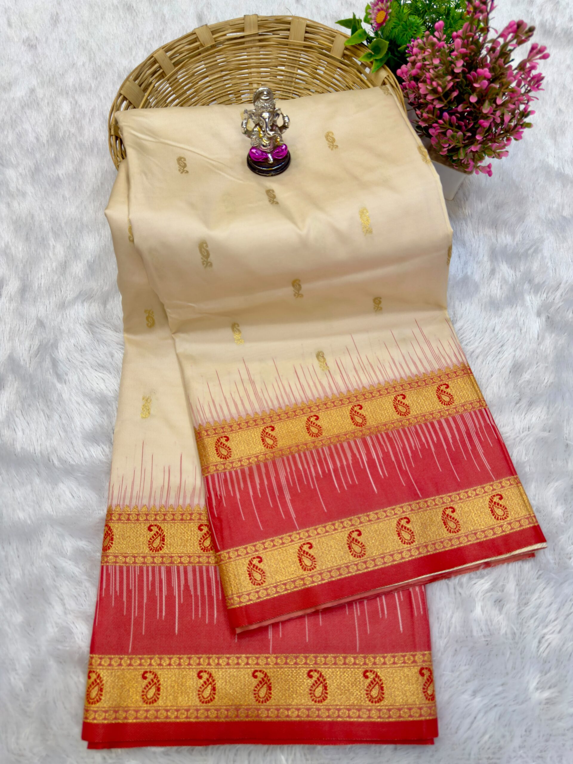 Bentex Kanjivaram Paithani – Premium Pure Soft Silk Saree