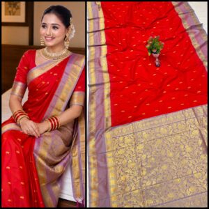 Bentex Kanjivaram Paithani – Premium Pure Soft Silk Saree
