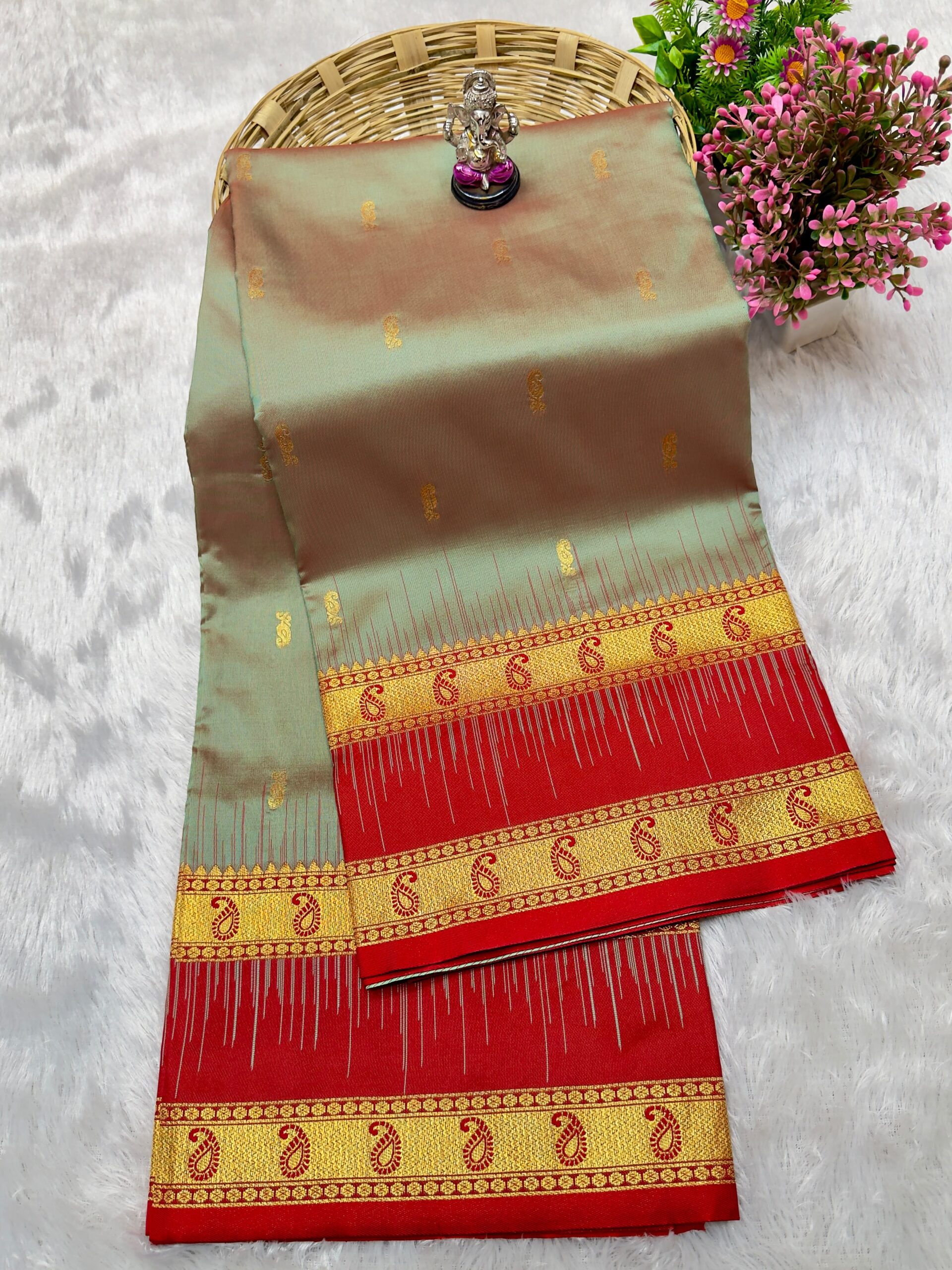 Bentex Kanjivaram Paithani – Premium Pure Soft Silk Saree